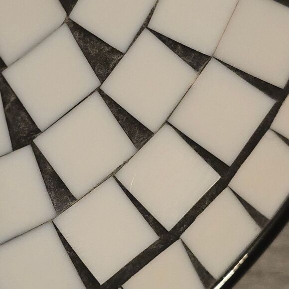 MOSAIC TILE PLATE DENMARK VINTAGE MID CENTURY MODERN TRINKET DISH - Picture 4 of 8